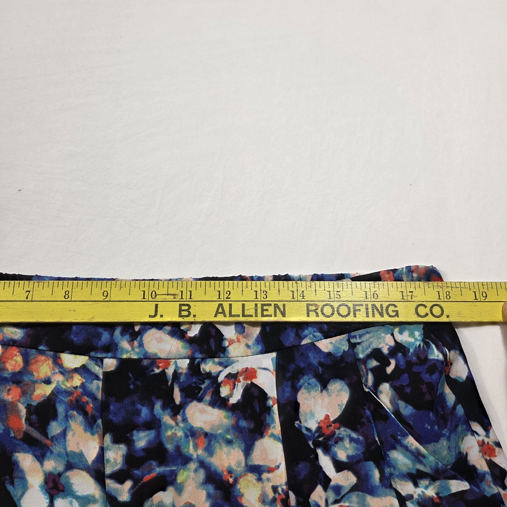 Worthington Pant Suit 90s Vintage Y2K Multicolor Floral Pantsuit Pleated - Picture 6 of 16